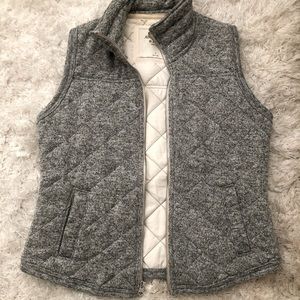 Gray Abercrombie and Fitch vest